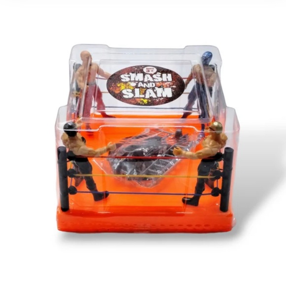 NWT 👊🏽 Smash and Slam Wrestlers with Ring + accessories playset - Picture 3 of 4